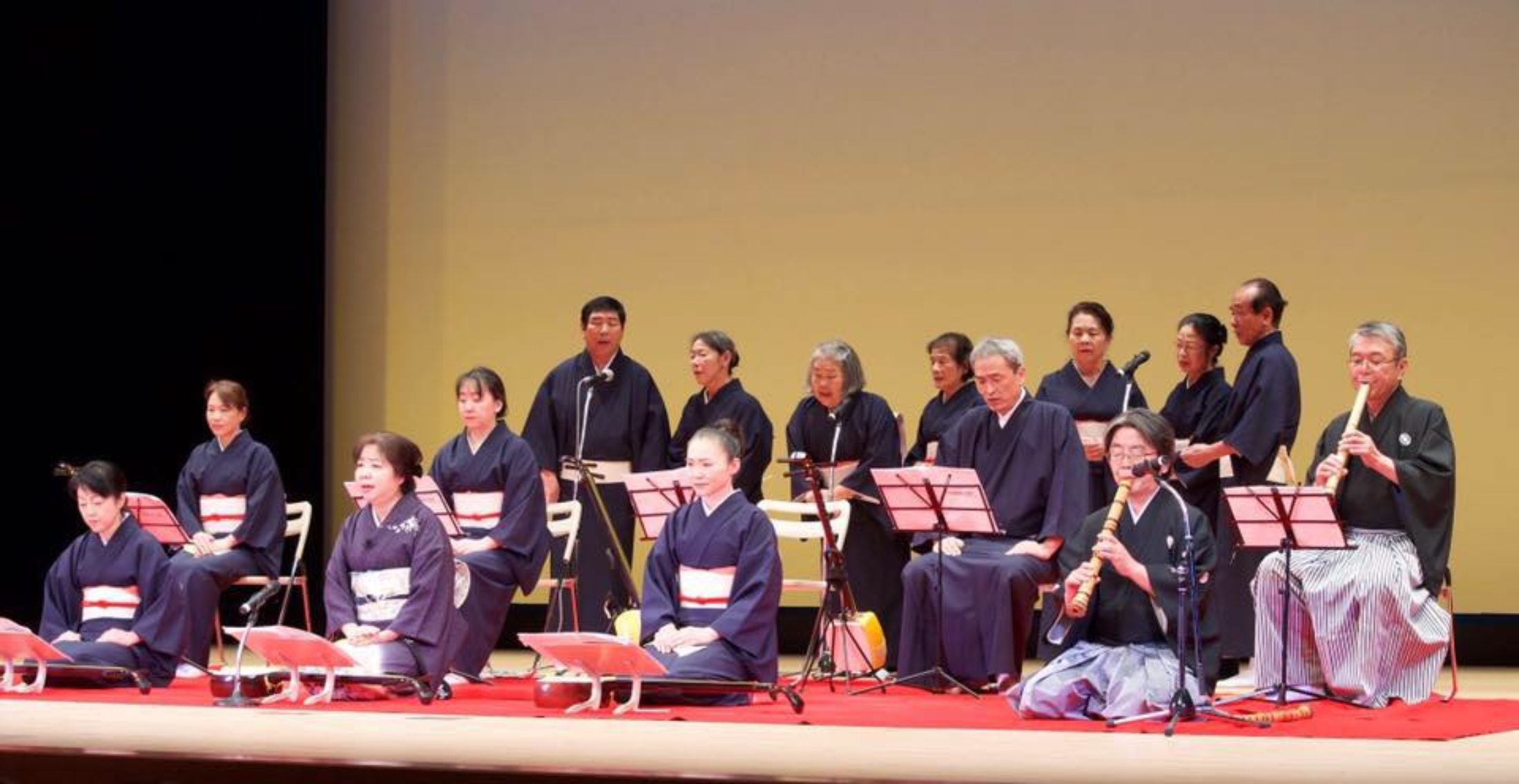 三味線レッスンの様子